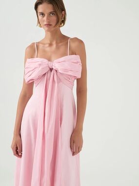 knee length dresses for ladies Florence Pearl Trim Mini Dress by Aje for SALE – High St. Hire main image 0